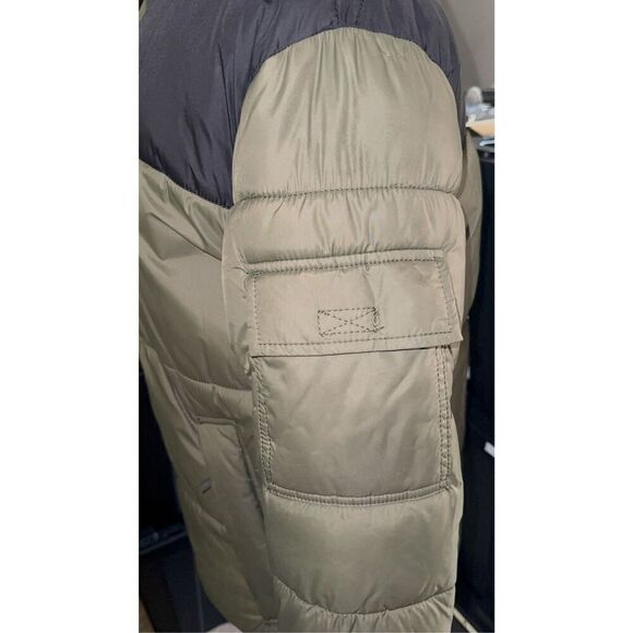 H&M Olive Green coat Men Small - Picture 8 of 14